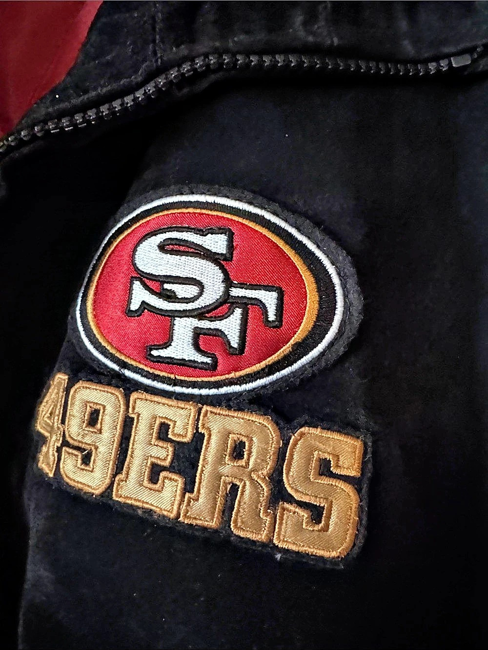 NFL San Francisco 49ers jacket Color Block XL - Picture 5 of 5